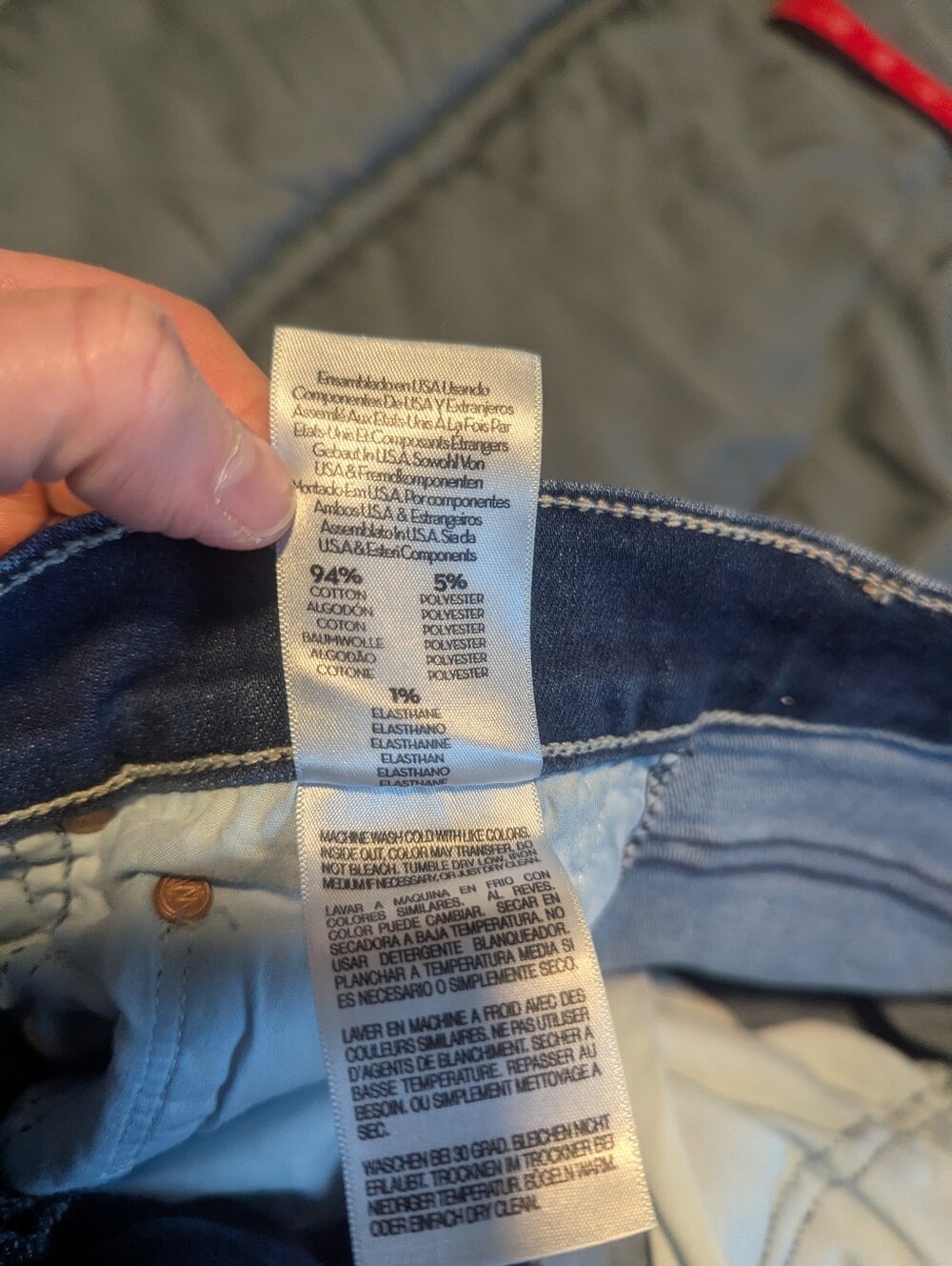 MOTHER Dark Wash High-Rise Cropped Straight Jeans - Picture 5 of 6